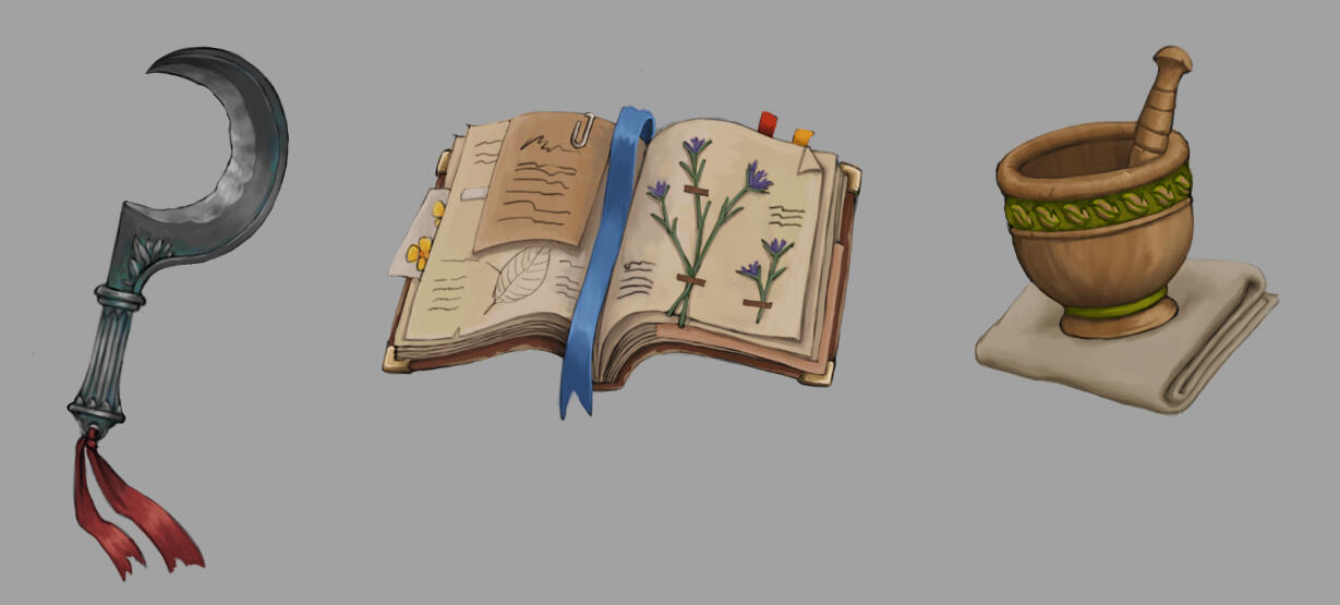 Personal Work | herbalist props