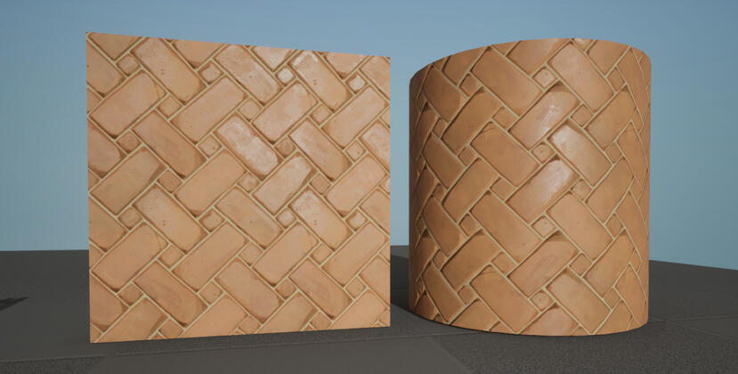 Personal Work | fully handpainted PBR tileable material